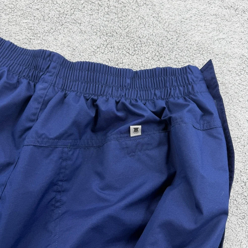 Vintage Adidas Tear Away Pants Mens 2XLT XXLT Blue Baggy Basketball Y2K Warm Up